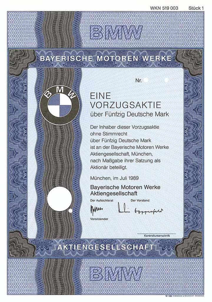 Bayerische Motoren Werke AG