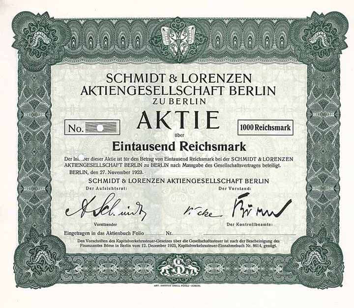 Schmidt & Lorenzen AG