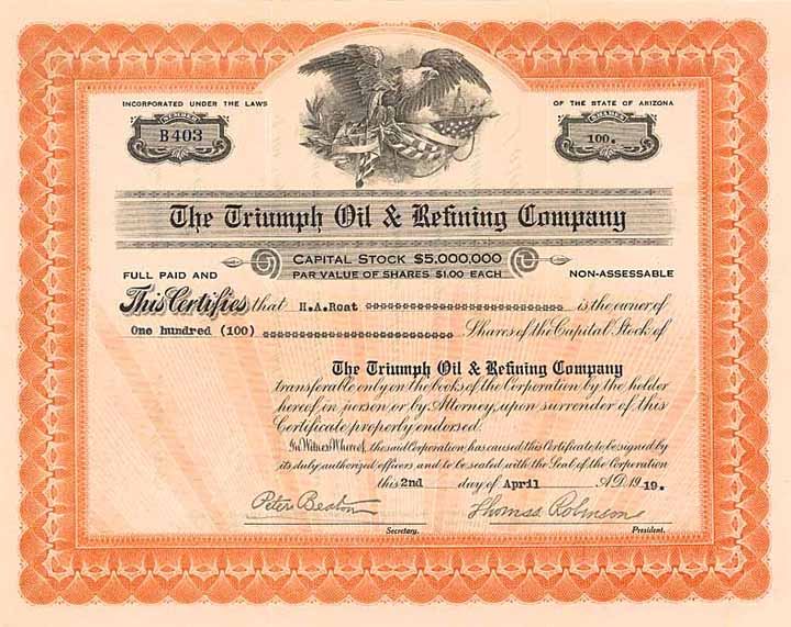 Triumph Oil & Refining Co.