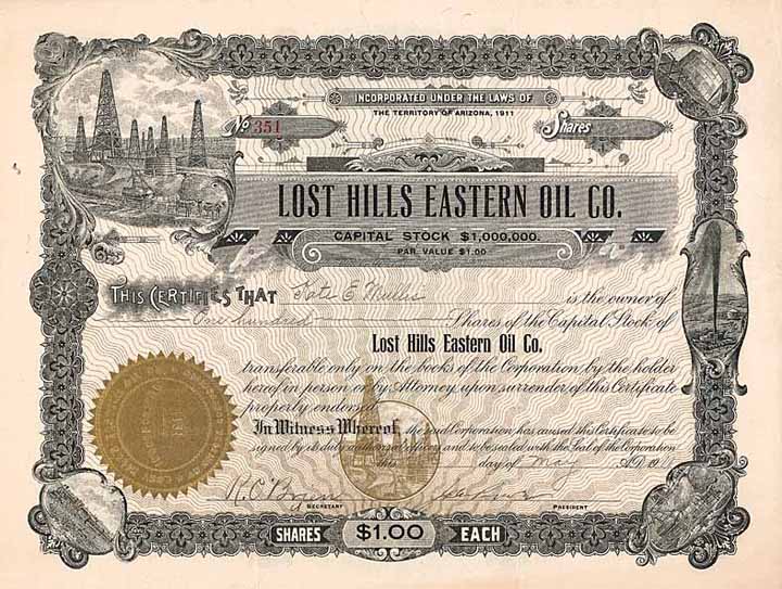 Lost Hills Eastern Oil Co.