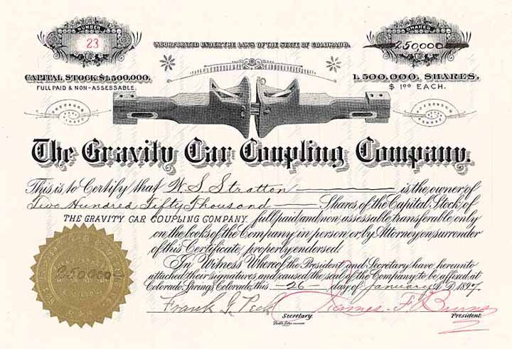 Gravity Car Coupling Co.