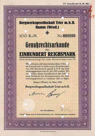 Bergwerksgesellschaft Trier m.b.H.