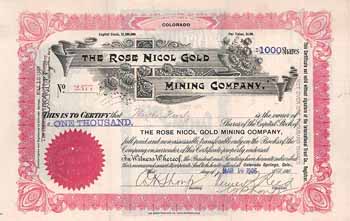 Rose Nicol Gold Mining Co.