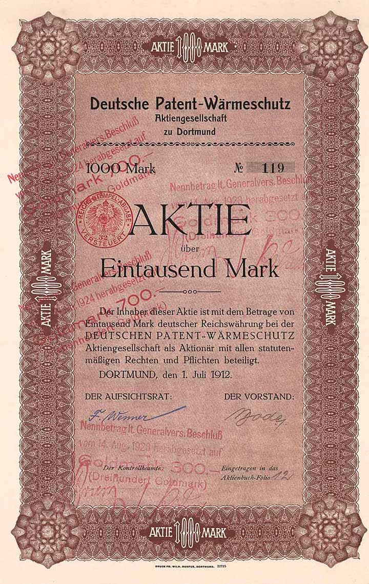 Deutsche Patent-Wärmeschutz AG