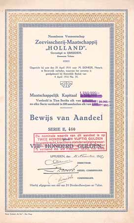 N.V. Zeevisscherij Maatschappij “Holland”
