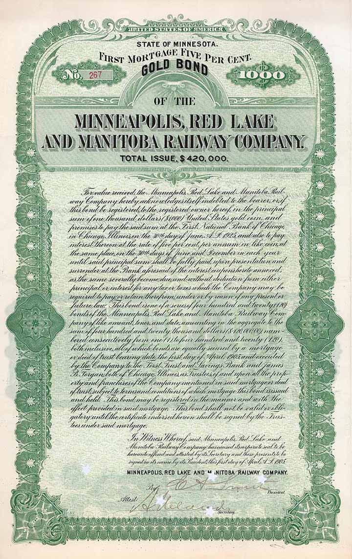 Minneapolis, Red Lake & Manitoba Railway