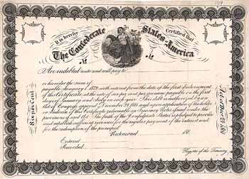 Confederate States of America, Cr. 109 blanco (R5) - Ball 146 (R6-)