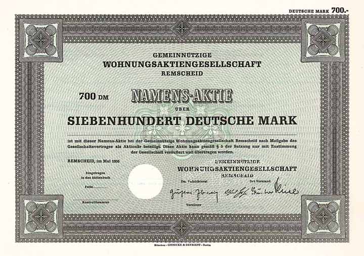 Gemeinnützige Wohnungsaktiengesellschaft Remscheid