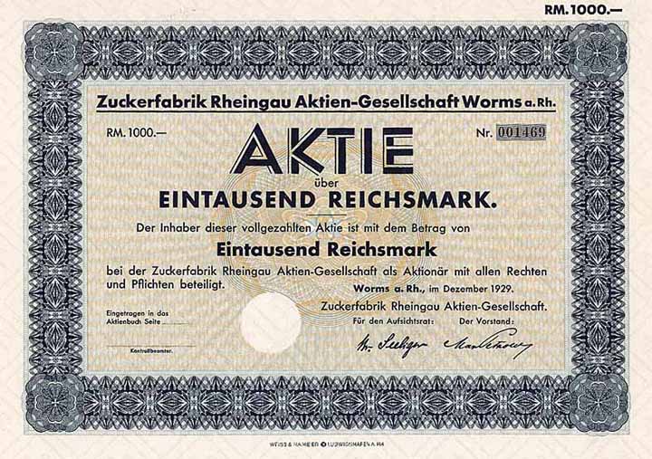 Zuckerfabrik Rheingau AG