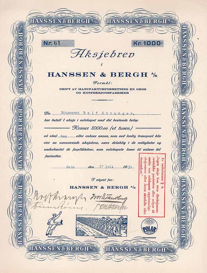 Hanssen & Bergh A/S