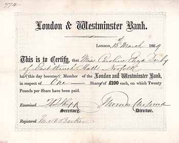 London & Westminster Bank Ltd.