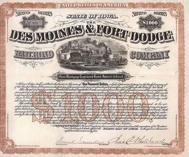 Des Moines & Fort Dodge Railroad