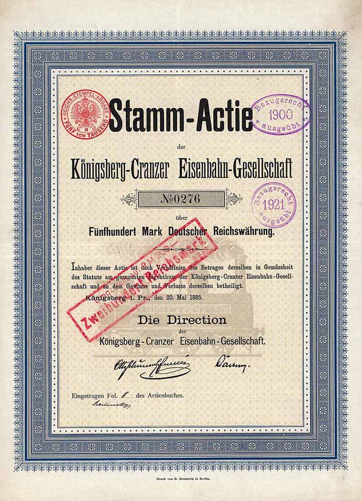 Königsberg-Cranzer Eisenbahn-Gesellschaft