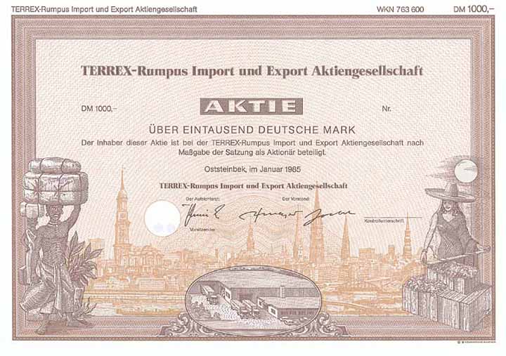 TERREX-Rumpus Import und Export AG