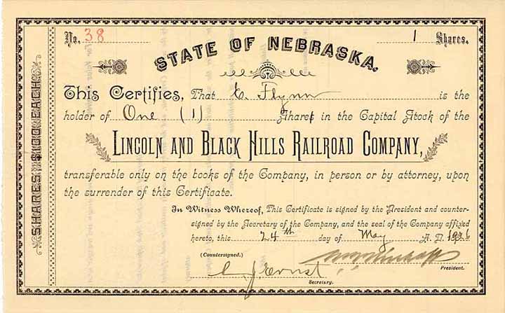 Lincoln & Black Hills Railroad