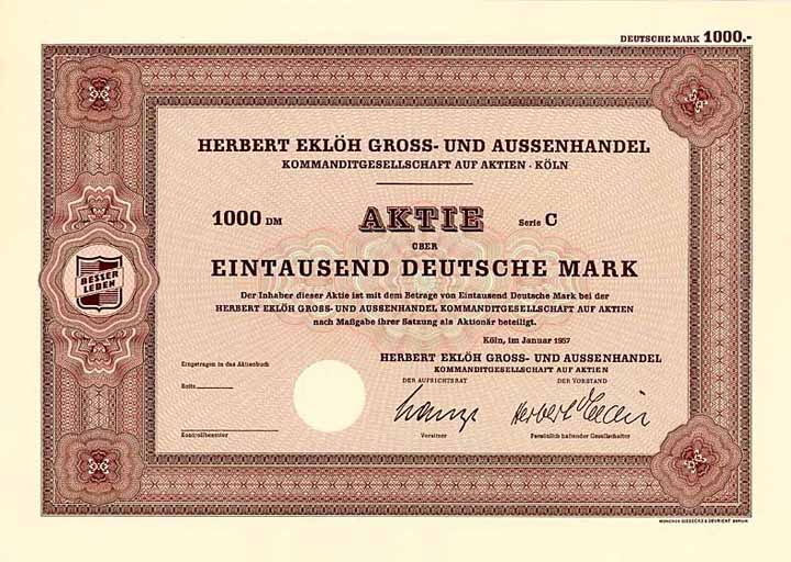 Herbert Eklöh Gross- und Aussenhandel KGaA