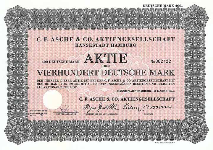 C. F. Asche & Co. AG