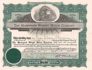 Markwood Weight Motor Co.