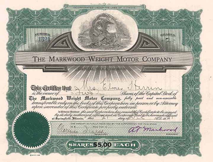 Markwood Weight Motor Co.