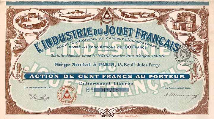 L’Industrie du Jouet Francais S.A..