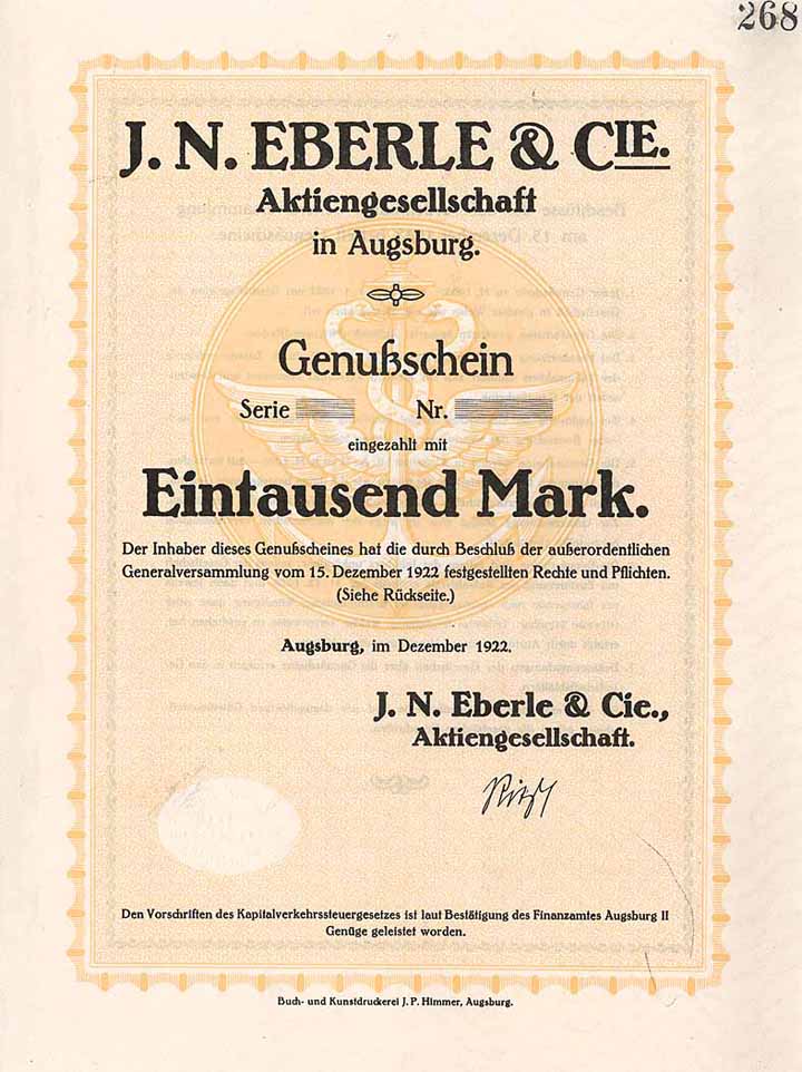 J. N. Eberle & Cie. AG