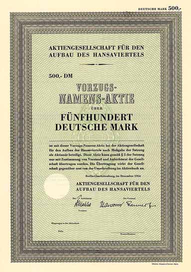 AG für den Aufbau des Hansaviertels