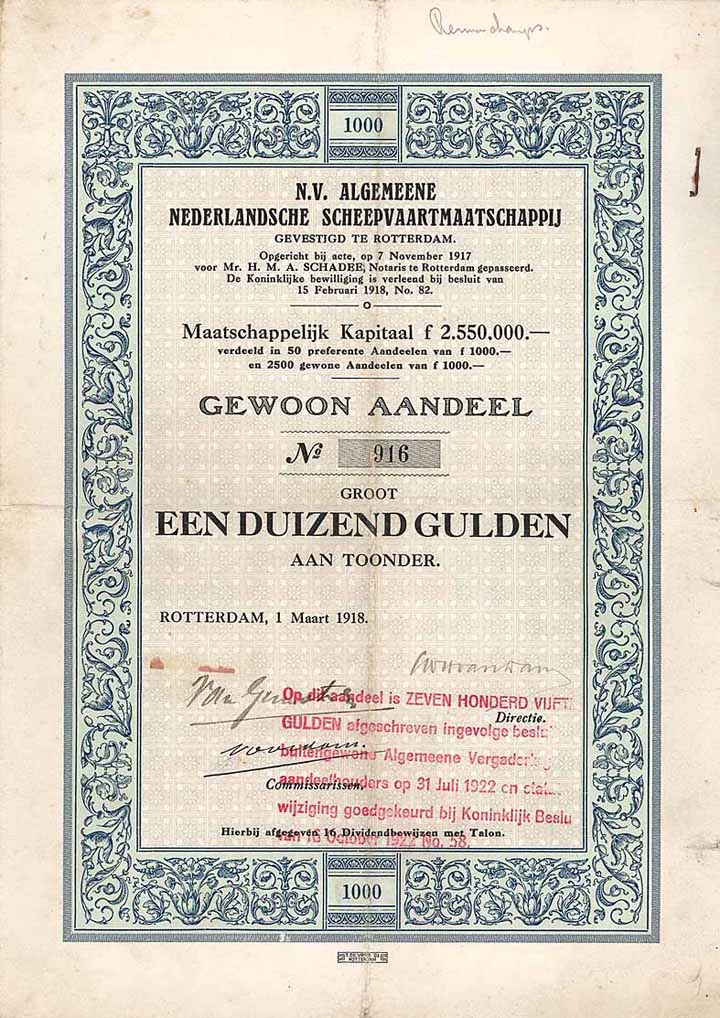 N.V. Algemeene Nederlandsche Scheepvaartmaatschappij