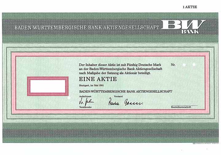 Baden-Württembergische Bank AG