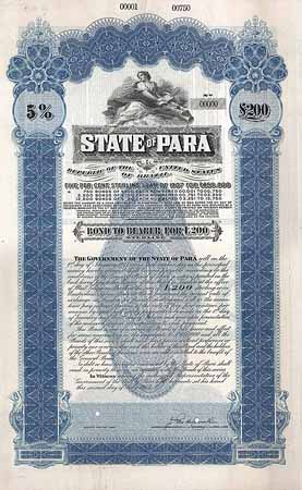 State of Para 5 % Sterling Loan of 1907