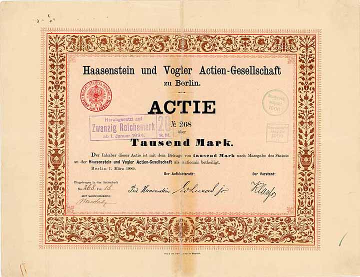 Haasenstein und Vogler AG