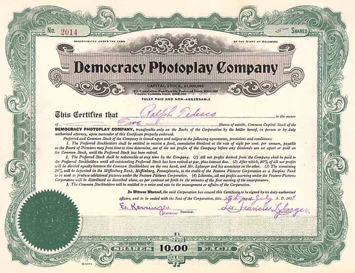 Democracy Photoplay Co.