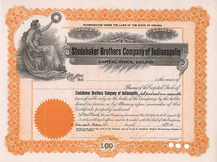 Studebaker Brothers Co. of Indianapolis