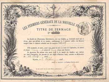 Les Fermiers Généraux de la Nouvelle France