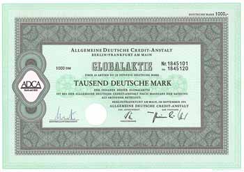 Allgemeine Deutsche Credit-Anstalt