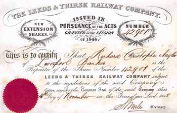 Leeds & Thirsk Railway Co.