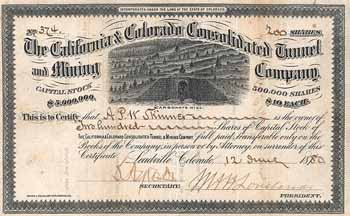 California & Colorado Consolidated Tunnel and Mining Co.