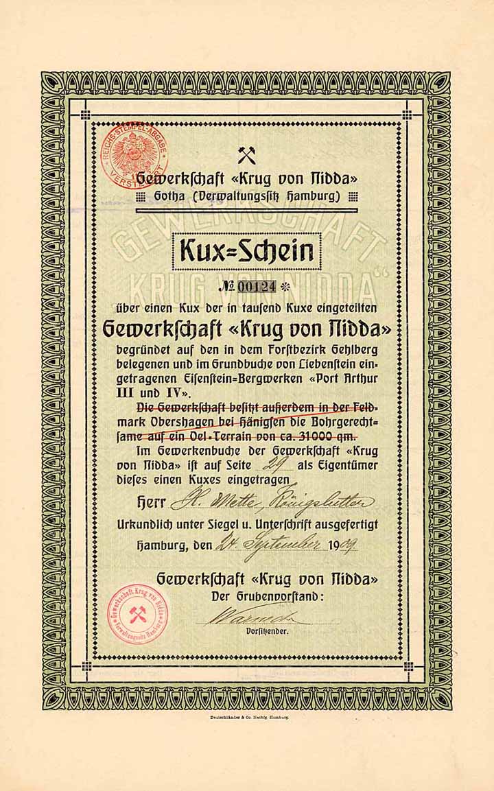 Gewerkschaft „Krug von Nidda“