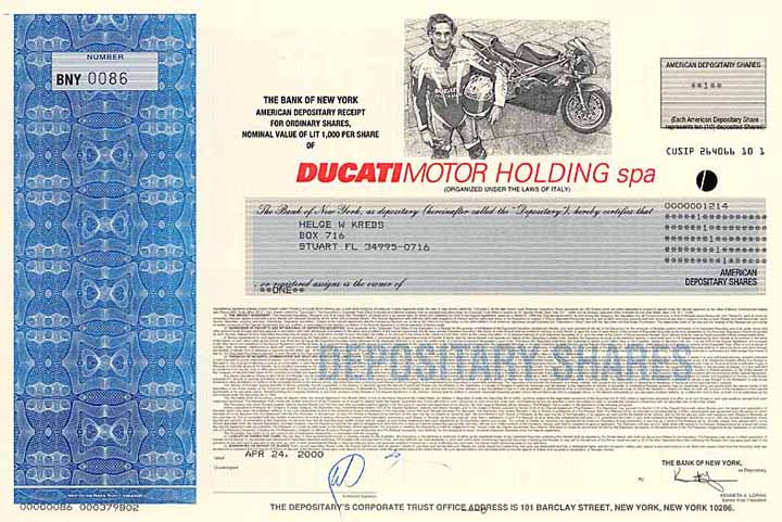 Ducati Motor Holding S.p.A.