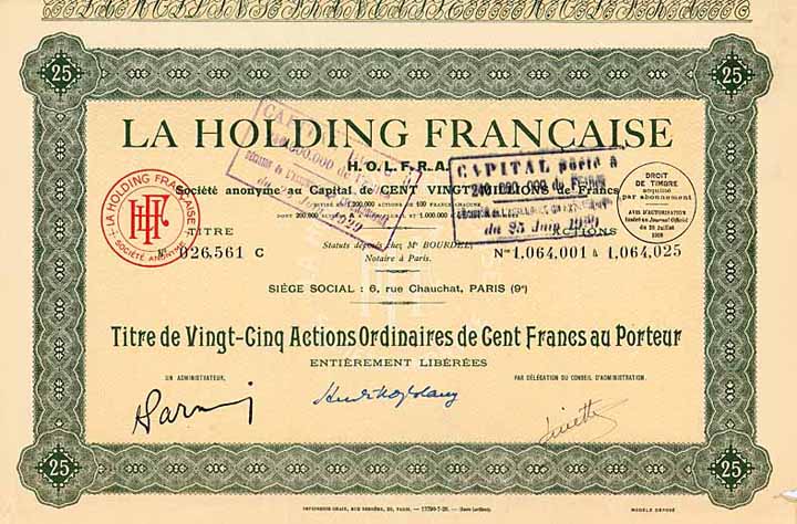 La Holding Française S.A.