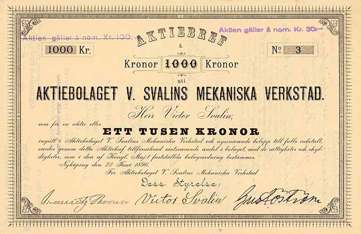 AB V. Svalins Mekaniska Verkstad