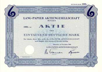 Lang-Papier AG