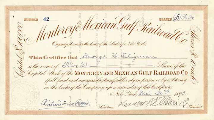 Monterey & Mexican Gulf Railroad