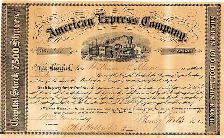 American Express Co. (OU Wells, Fargo, Holland)