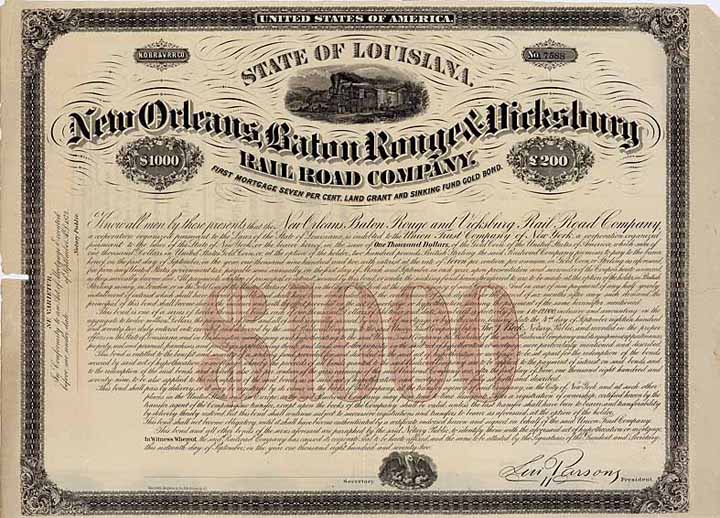 New Orleans, Baton Rouge & Vicksburg Railroad