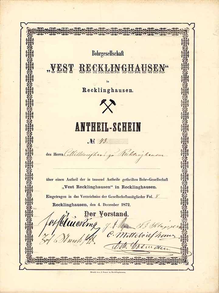 Bohrgesellschaft Vest Recklinghausen