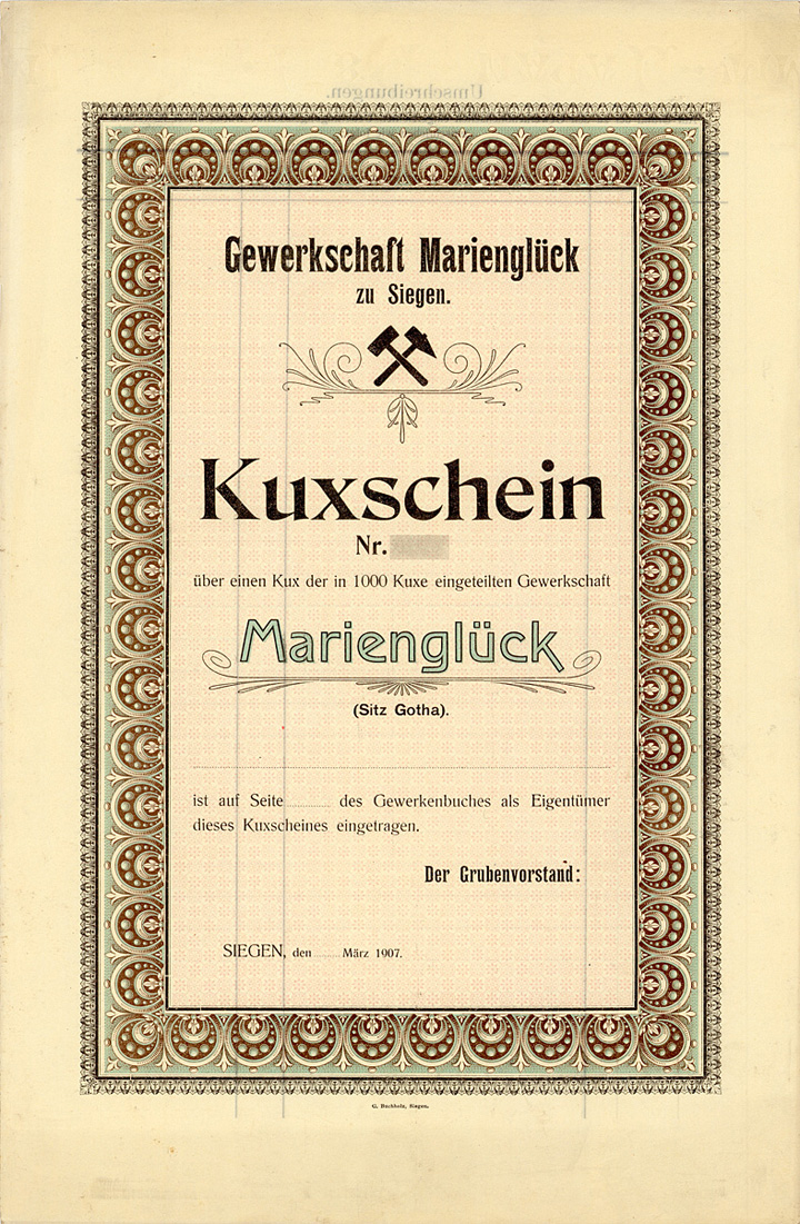 Gewerkschaft Marienglück