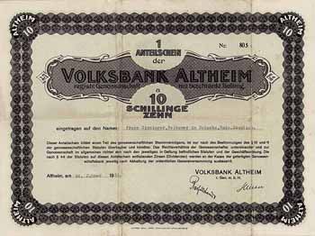 Volksbank Altheim rGmbH