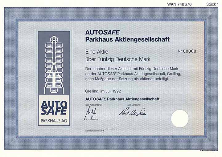 Autosafe Parkhaus AG