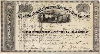Lake Ontario, Auburn & New-York Rail-Road