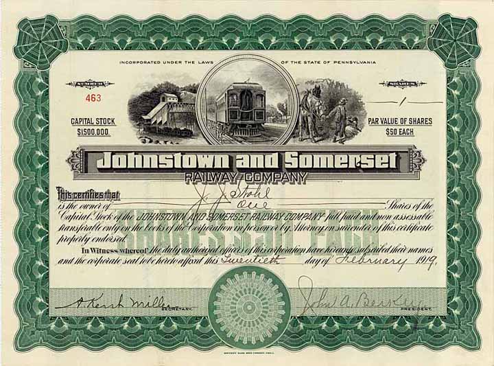 Johnstown & Somerset Railway